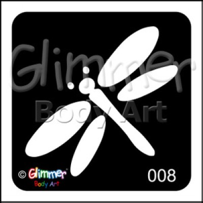 Glitter tattoo 008 Dragonfly Pack Of 5  Glitter tattoo 008 Dragonfly Pack Of 5